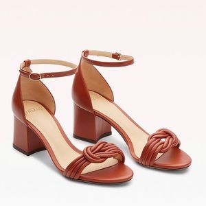 Alexandre Birman Vicky Block 60 Sandal Cocoa NWB